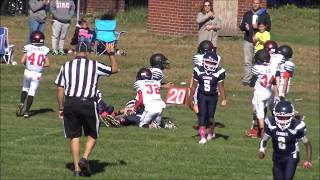 Bergen County Stars 10u Qb Joey Gaston vs Montclair Cobras [upl. by Ahsenyt]