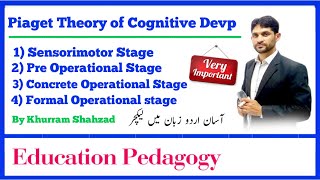 Piaget Theory of Cognitive Development in urdu [upl. by Willis]