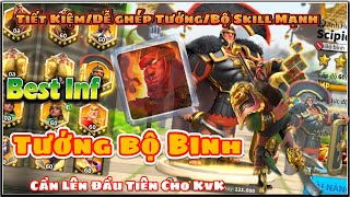 Chỉ Huy Bộ Binh Tốt NhấtMạnh Nhất Nên Lên Đầu Tiên KvK Soc trong Rise of Kingdoms [upl. by Nyl103]