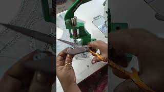 fabric button making machine youtubeshorts diy sewing [upl. by Eustatius]