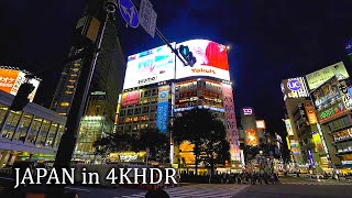 4K・ 【4KHDR】Night Shibuya [upl. by Ttihw86]