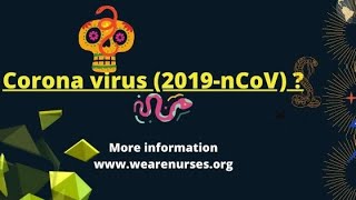 Novel Coronavirus 2019nCoVCoronavirusProtect yourself from Novel Coronavirus 2019nCoV [upl. by Bloch]