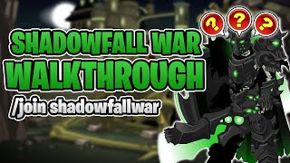 Shadowfall War Quest Walkthrough join shadowfallwar  AQW [upl. by Barcroft]