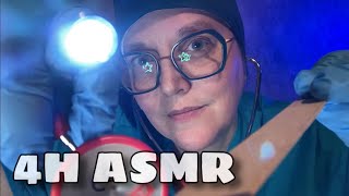 4H ASMR Français RP Ophtalmologue Examen des Nerfs Crâniens ASMR FR Roleplay Compil [upl. by Ahsyad]