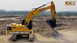 JCB Crusher Bucket Revolutionizing Construction Efficiency [upl. by Groveman]