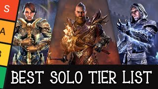 Discover the BEST Class for ESO 2024  Solo PvE Tier List Elder Scrolls Online [upl. by Nniroc]