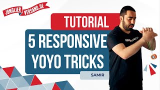 5 Responsive Yoyo Tricks für Anfänger  Tutorial  Jonglierversand [upl. by Delgado]