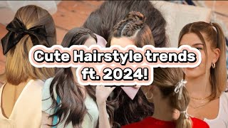 CUTE HAIRSTYLES FOR TEENAGE GIRLS ft 2024  SoftGirl Hairstyle Ideas [upl. by Schroder983]