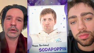 Sodapoppin Loses It Over Friends Birthday Greetings [upl. by Ajay]