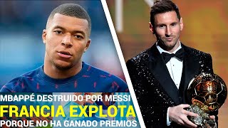 Francia EXPLOTA y DESTRUYE a Mbappe COMPARANDOLO con los BALONES DE ORO a la EDAD de Messi [upl. by Ajed387]