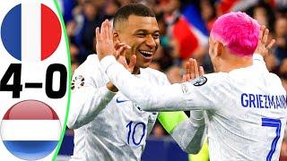 France vs Netherlands 40  Goals amp Highlights 24032023 🔥 Mbappe amp Griezmann SHOW [upl. by Alyat]