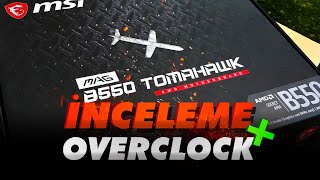 MSI MAG B550 TOMAHAWK İncelemesi  Overclock [upl. by Hatokad]