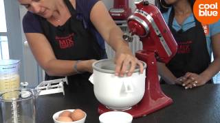 KitchenAid 5KICA0WH Roomijsmaker Mini videoreview en unboxing NLBE [upl. by Amilas]