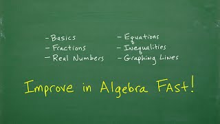 Improve in Algebra FAST – Do This [upl. by Noj]