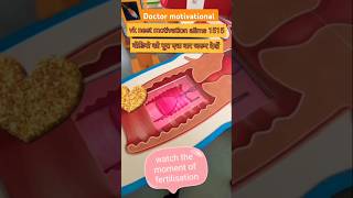 💯❤️ Fertilisation Video 🩺🏥🚑👩‍⚕️👈 docterneet mbbs motivation aiims bsc nursing viral shorts 🧡💉💕 [upl. by Gaynor702]