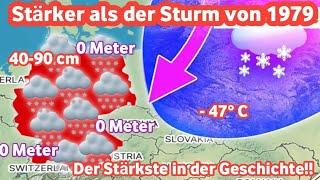 Ein sehr großer Schneesturm wird ganz Deutschland überfallen 🥶❄️☃️ [upl. by Reppart791]