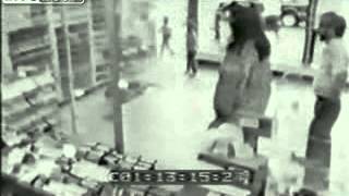 Threshers Off License fire CCTV [upl. by Alicia]