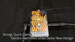 Strings Quick Demo  ElectroHarmonix Small Stone New Design [upl. by Adamok]