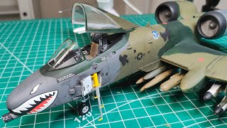 US Air Force Fairchild Republic A10A quotThunderboltquot Tamiya 148 Model Build [upl. by Sudhir]