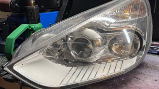 Ford S Max 20062014 Headlight Projector swap  retrofit Bixenon permaseal [upl. by Juieta]