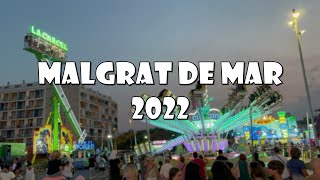 FERIA de ATRACCIONES de MALGRAT DE MAR 2022 🎠🎡🎢🎟 [upl. by Avin]