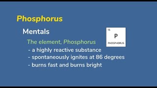 Materia Medica Series 15 Phosphorus [upl. by Otto]