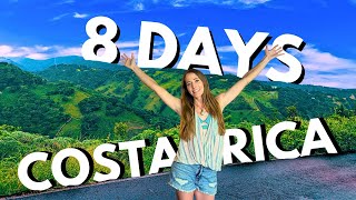 See Costa Rica in 2024  8 Day Road Trip [upl. by Ramunni]