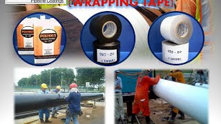 Polyken PE Tape Wrapping Tape 2 เทปพีอีสำหรับพันท่อใต้ดิน พันท่อก่อนฝังดิน [upl. by Abocaj]