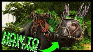 HOW TO INSTA TAME AMARGASAURUS SOLO TRICK  ARK LOST ISLANDS NEW DINO [upl. by Seravart]