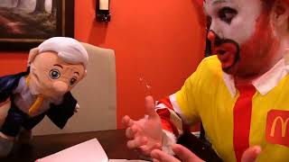 SML Movie Duggies KFC Pizza Ronald McDonald Vs Steve Staleburger full fight [upl. by Kali]