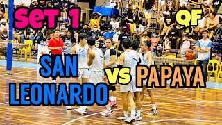 SET 1  SAN LEONARDO VS PAPAYA QUARTER FINALS  ONYOK VS MELVER  INTER TOWN 2021  NUEVA ECIJA [upl. by Sprung]