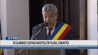 IN CALIMANESTI CONTINUA INVESTITIILE IN FOLOSUL COMUNITATII [upl. by Atteynot224]