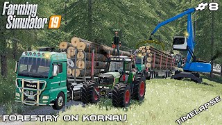 Transporting BIG LOADS with ​Chata Modding  Forestry on Kornau  Farming Simulator 19  Episode 8 [upl. by Akcinat689]