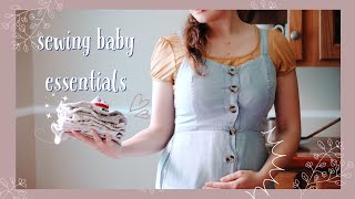 Sewing Baby Essentials 🍼 beginnerfriendly projects [upl. by Ahtenak]