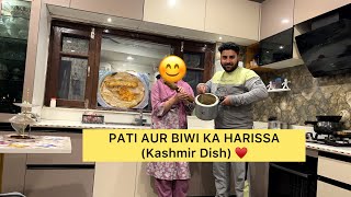 PATI AUR BIWI KA HARISSA Kashmir Dish ♥️ [upl. by Llerad869]