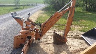 Case D100XR Universal Skid Steer Backhoe Attachment [upl. by Mosra]