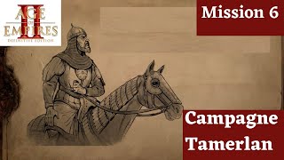 FR AoEII Definitive Edition campagne de Tamerlan mission 6 [upl. by Fancy644]