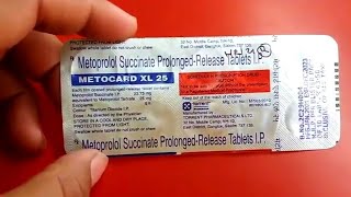 Metoprolol tabletMetoprolol 2550 Mg tabletMetocard xl 25 tablet uses in Hindi [upl. by Ellennad]