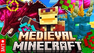 Minecraft MEDIEVAL cu ABONATII Cel mai GREU Modpack [upl. by Adnilem]