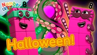 🧛‍♀️ Happy Halloween Numberblocks Explorers🧛‍♀️ Spooky Learn to Count  Numberblocks [upl. by Eidissac]