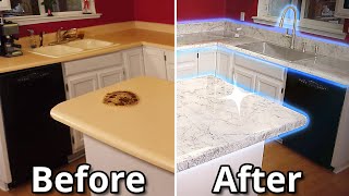 How To Install Epoxy Over Old Countertops Ultimate Guide  Stone Coat Countertops [upl. by Kajdan]