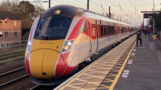 Trains at Northallerton ECML 19122023 [upl. by Esinereb]