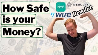 Wise Revolut N26 Mercury  How Safe is Your Money With EMIsNeobanks [upl. by Swithin29]