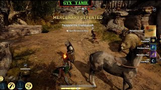 Killing Tier 2 Level 49 Mercenary  Teispyte The Translucent  AC Odyssey [upl. by Mastat]