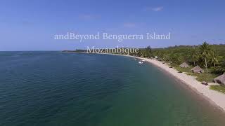 Aerial video flyover of andBeyond Benguerra Island Mozambique [upl. by Grail]