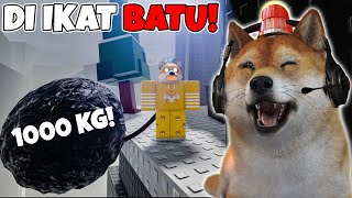 PARKOUR DENGAN DI IKAT BEBAN BATU SEBERAT 1000KG  Roblox Indonesia [upl. by Bridwell]