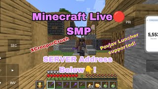 Minecraft SMP addressMinecraftgamezsaternosme35330 [upl. by Esirahs]