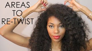 NATURL HAIR NIGHT TIME ROUTINE  10 MINUTES  STRATEGIC TWISTING [upl. by Elleiram]