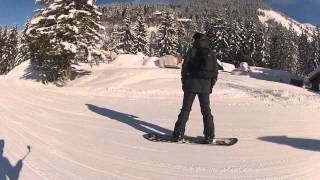 Snowboarding in Les Trois Vallées february 2013 [upl. by Annerol756]