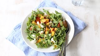 Frisse salade met nectarine en mozarella [upl. by Notsahc943]